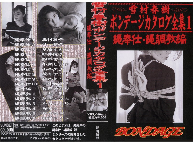 Yukimura Haruki Bondage Catalog Complete Works 1 Rope Service ・ Rope Training