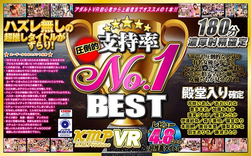 【VR】圧倒的支持率 No.1 BEST