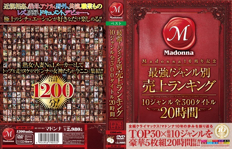 The Strongest Madonna 10Th Anniversary! Sales Ranking By Genre 10 Genres 300 Titles 20 Hours